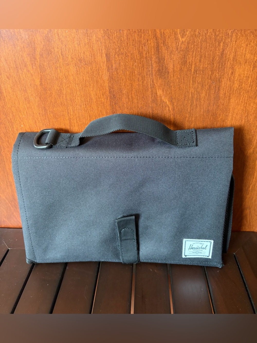 Herschel Black Spout baby changing mat